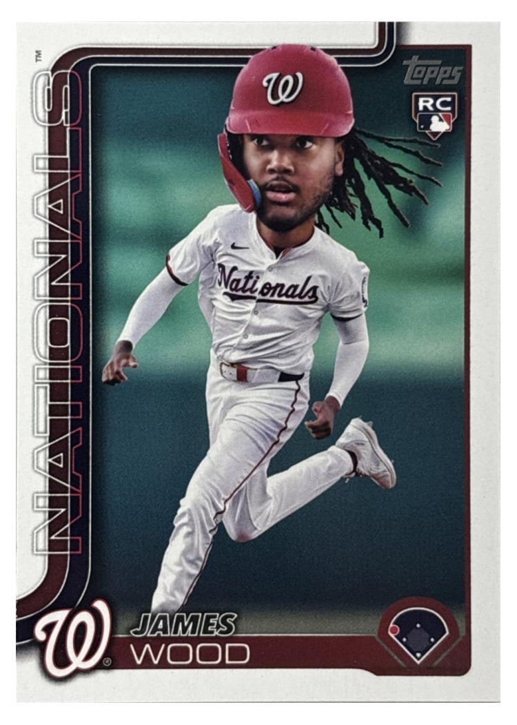 2025 Topps James Wood Big Head Variation #181 card