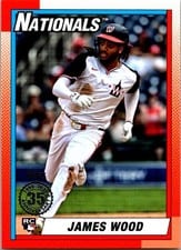 2025 Topps 1990 Topps Baseball (Series Two) James Wood #90B2-47 card