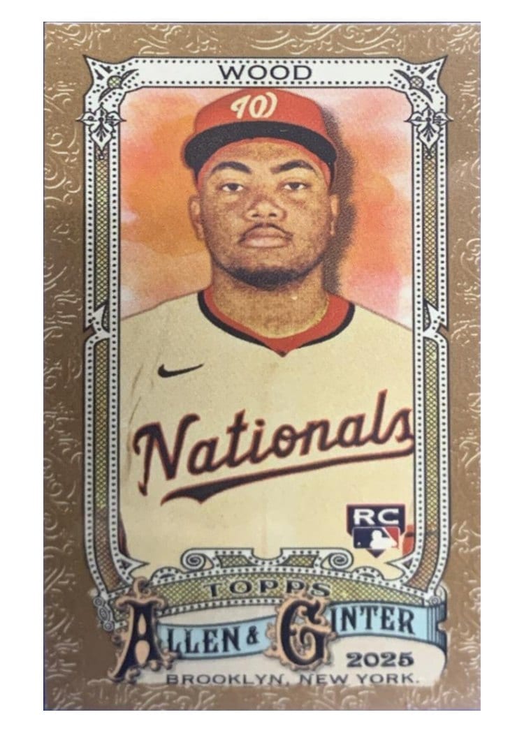 2025 Topps Allen and Ginter James Wood #101 card