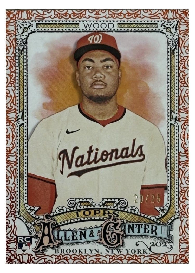 2025 Topps Allen and Ginter James Wood #101 card