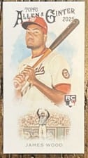 2025 Topps Allen & Ginter 1889 N22 (Minis) James Wood #N222-19