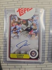 2025 Topps Archives 1987 Topps Boardwalk and Baseball Autographs James Wood #87BBA-JWO card