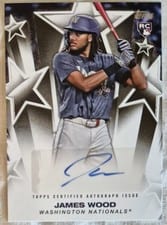 2025 Topps Baseball Stars Autographs James Wood #BSA-JWO card