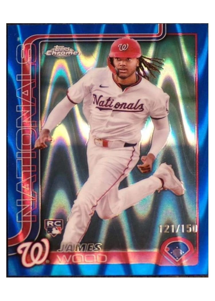 2025 Topps Chrome James Wood #132 card