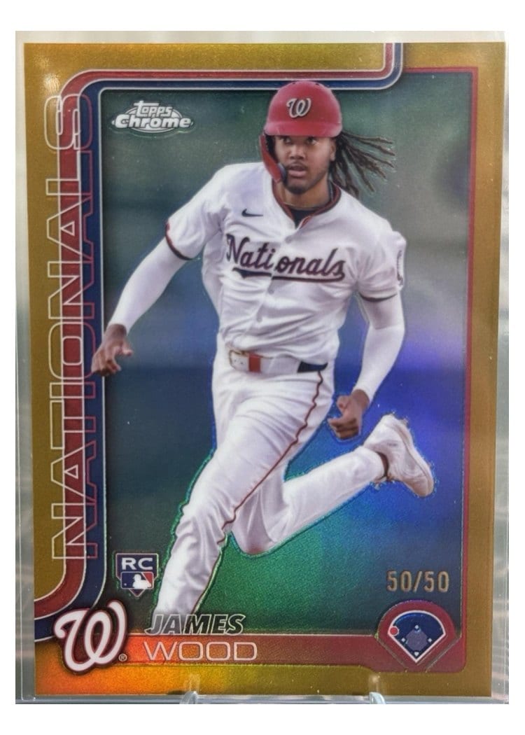 2025 Topps Chrome James Wood #132 card