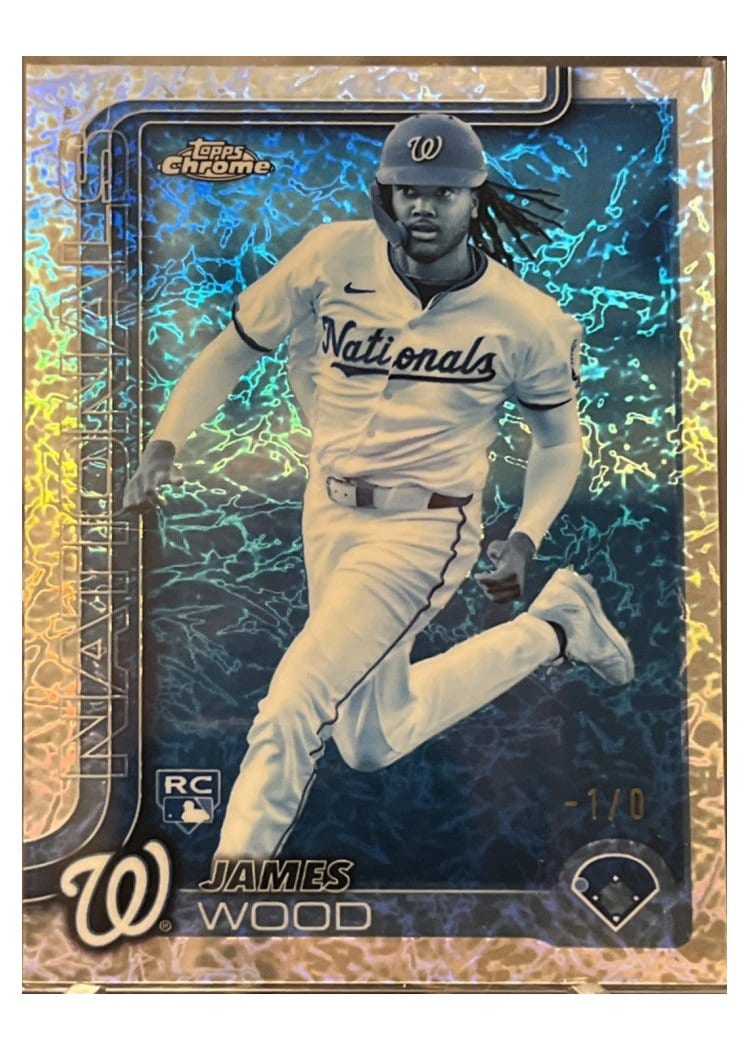 2025 Topps Chrome James Wood #132 card