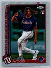 2025 Topps Chrome James Wood #132 card