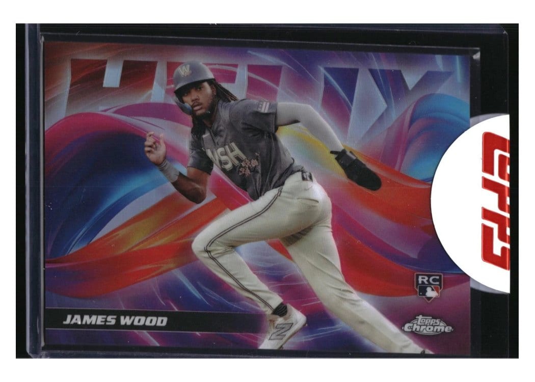 2025 Topps Chrome Helix James Wood #HX-8 card