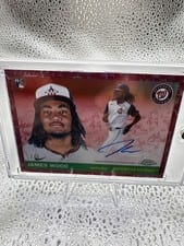 2025 Topps Chrome Platinum Autographs James Wood #CPA-JW