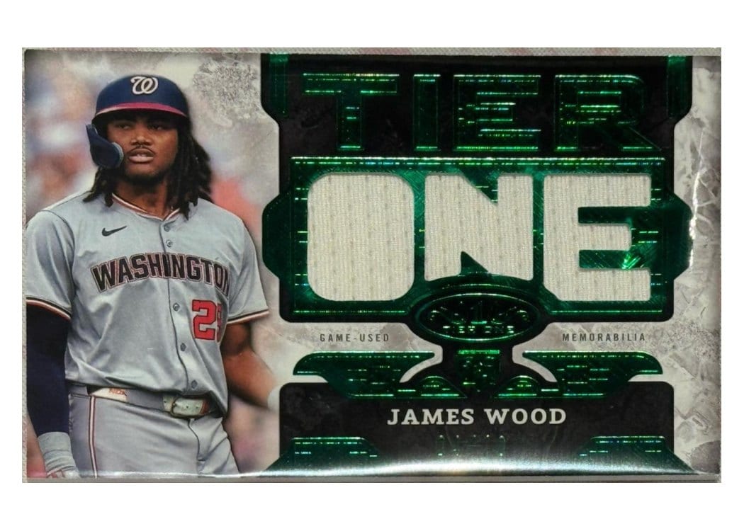 2025 Topps Tier One Die-Cut Relics James Wood #T1RD-JW