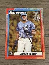 2025 Topps Update 1990 Topps Chrome Baseball James Wood #U90C-30