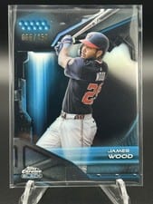 2026 Topps Chrome Black Base Set James Wood #156