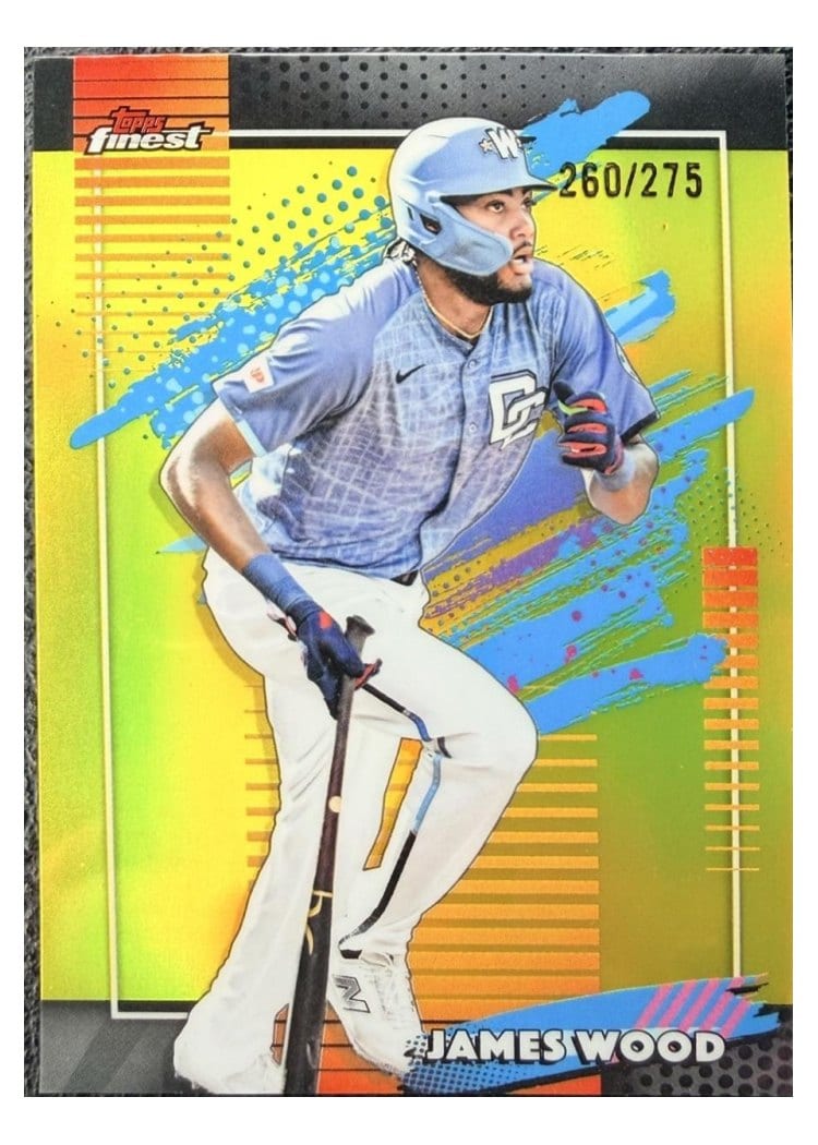 2026 Topps Finest James Wood #164 card