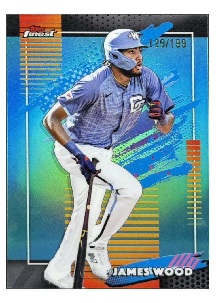 2026 Topps Finest James Wood #164 card