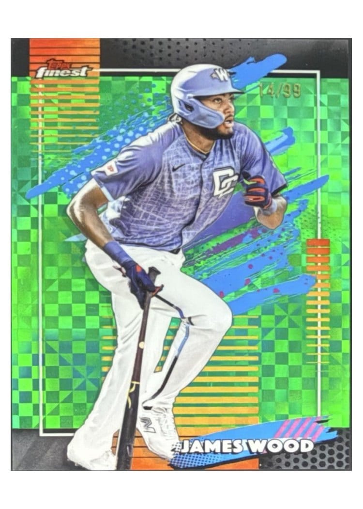 2026 Topps Finest James Wood #164 card