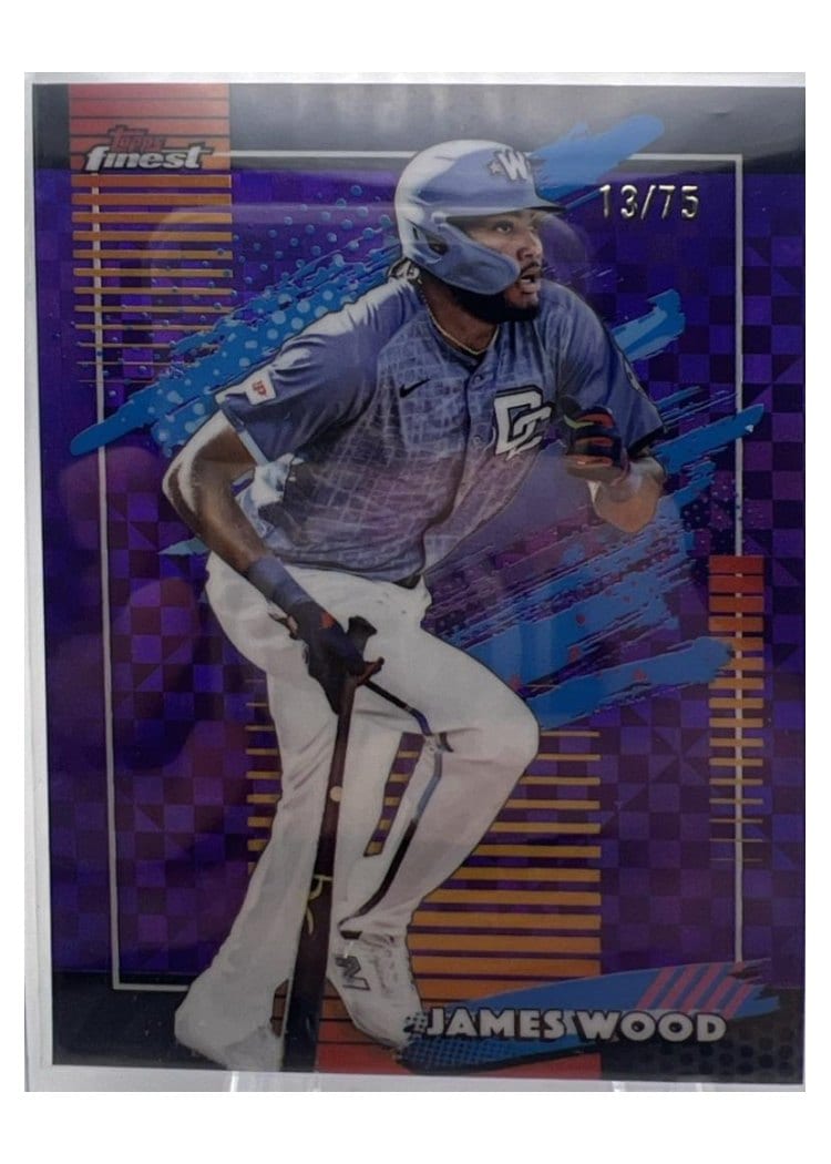 2026 Topps Finest James Wood #164 card
