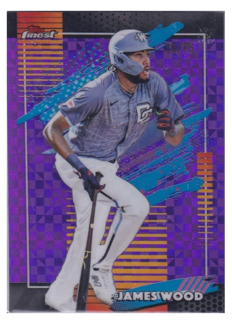 2026 Topps Finest James Wood #164 card