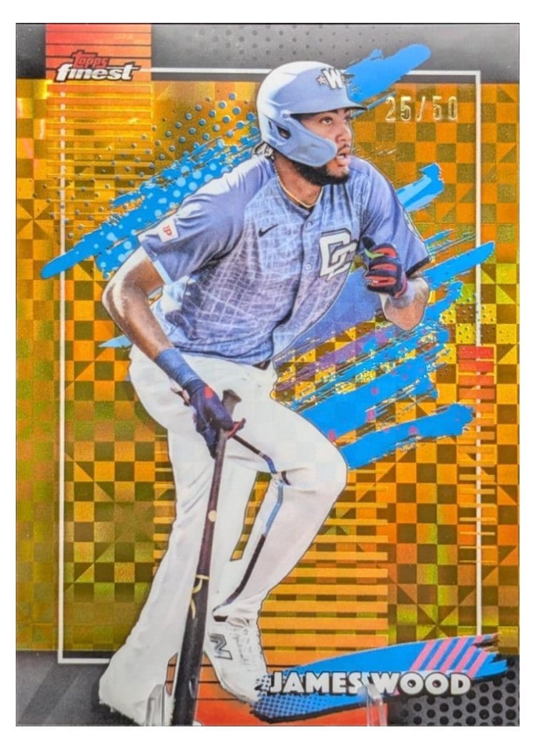 2026 Topps Finest James Wood #164 card