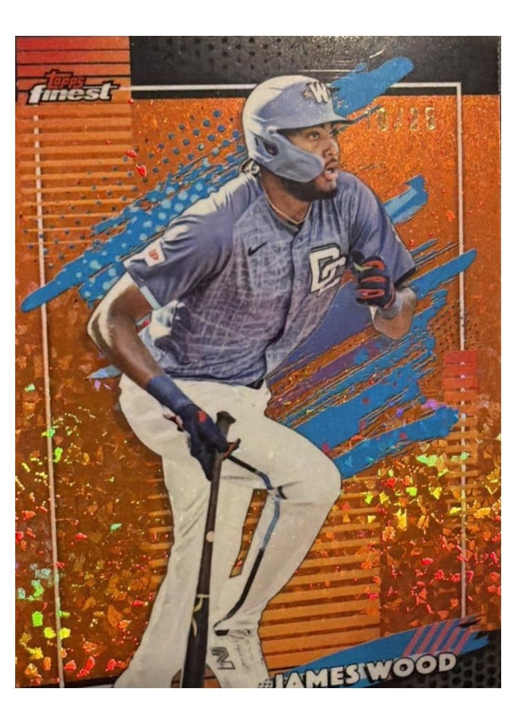 2026 Topps Finest James Wood #164 card