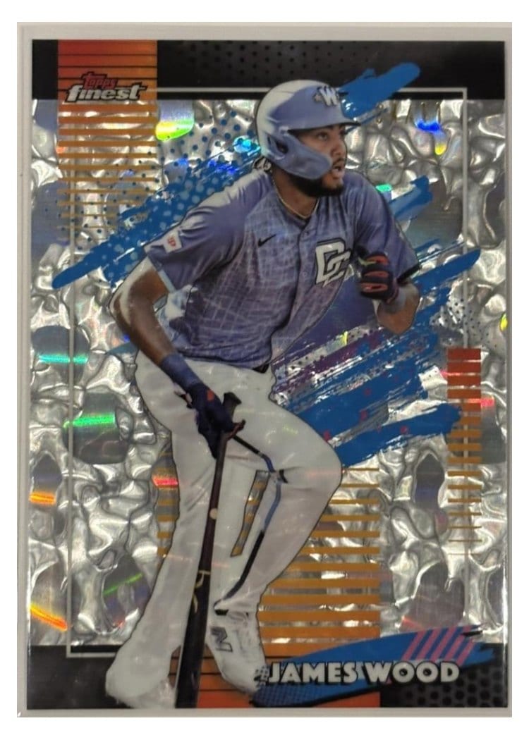 2026 Topps Finest James Wood Molten Mercury Refractor #164 card