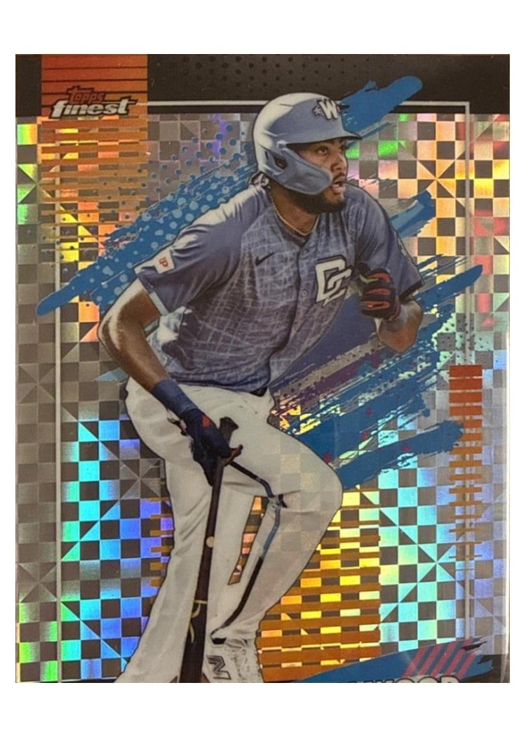 2026 Topps Finest James Wood Refractor #164 card