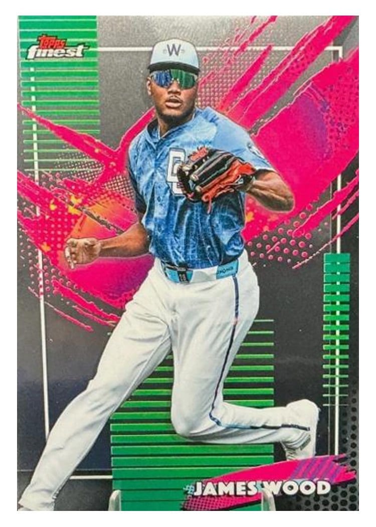 2026 Topps Finest James Wood #253 card