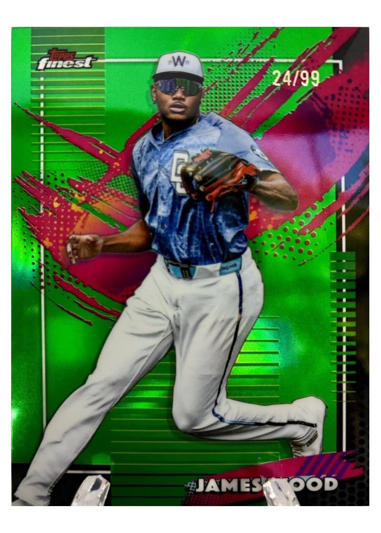 2026 Topps Finest James Wood #253 card