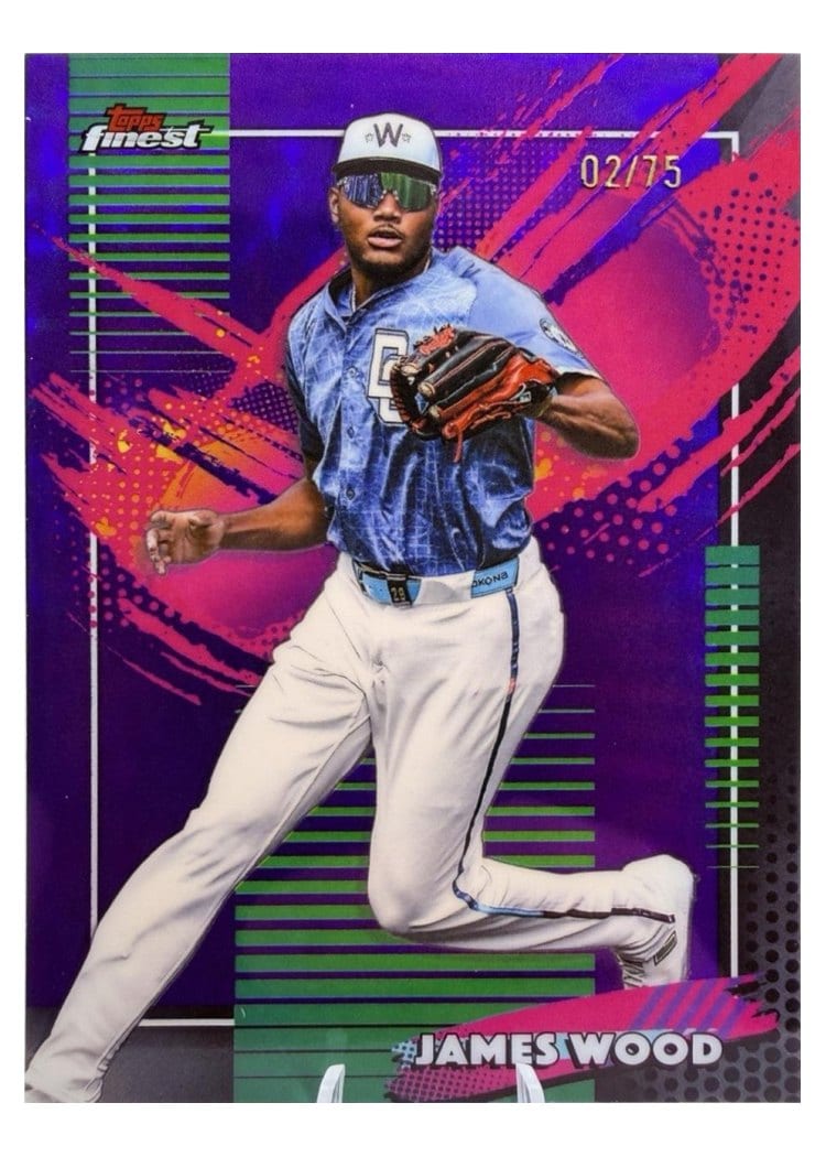2026 Topps Finest James Wood #253 card