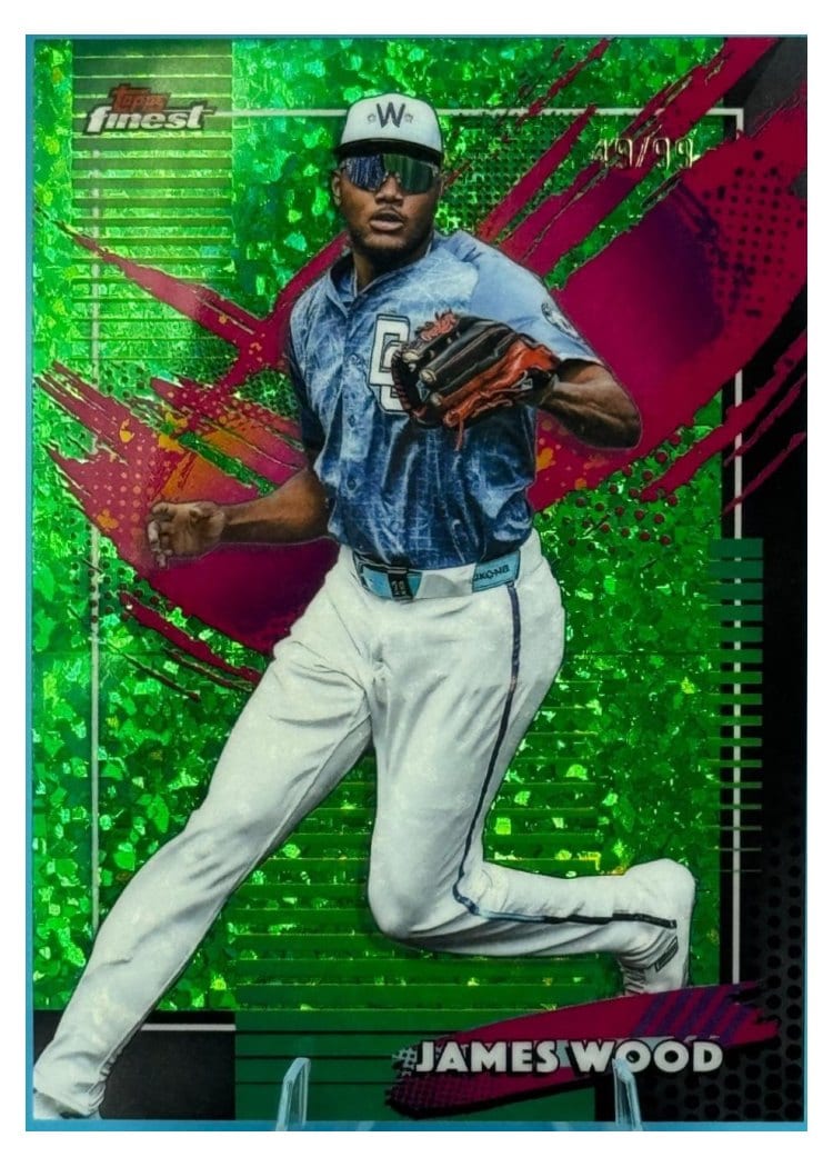 2026 Topps Finest James Wood #253 card