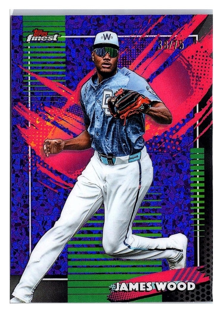 2026 Topps Finest James Wood #253 card