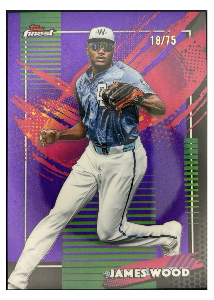 2026 Topps Finest James Wood #253 card