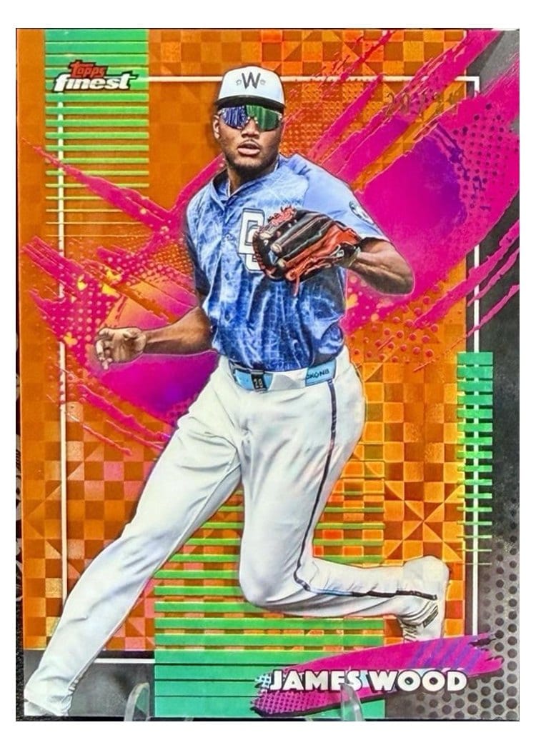 2026 Topps Finest James Wood #253 card