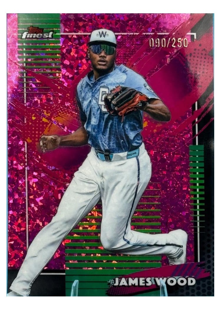 2026 Topps Finest James Wood #253 card
