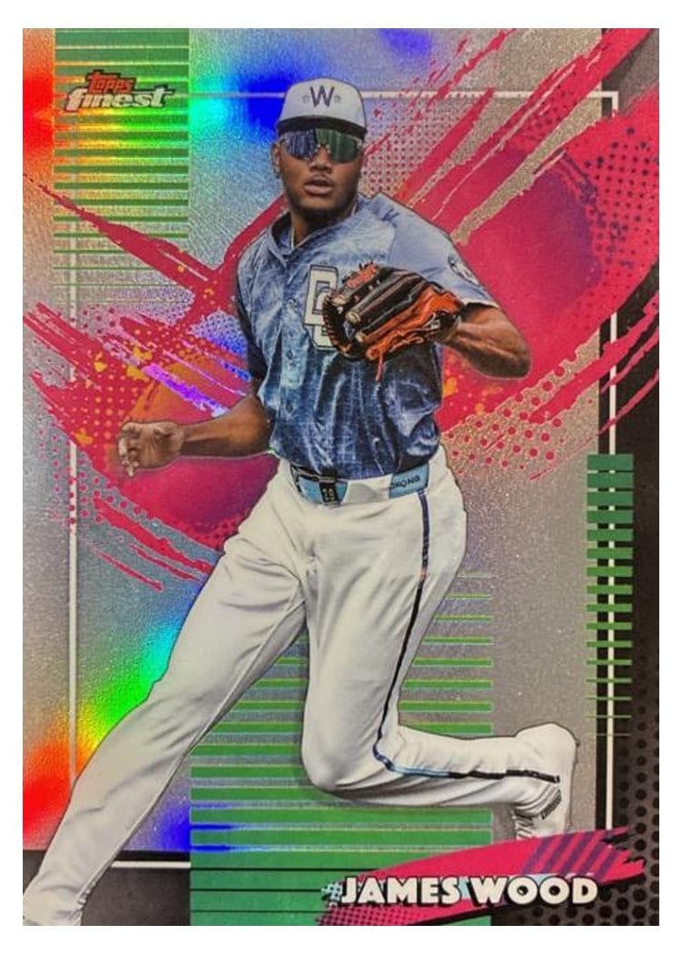 2026 Topps Finest James Wood #253 card
