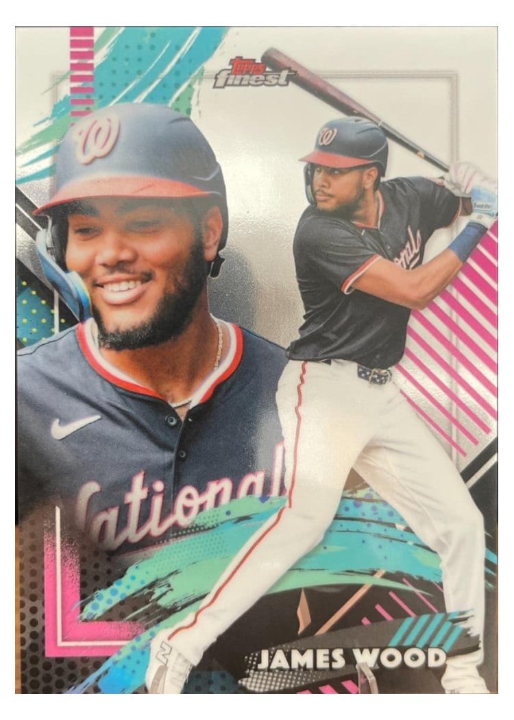 2026 Topps Finest James Wood #347 card