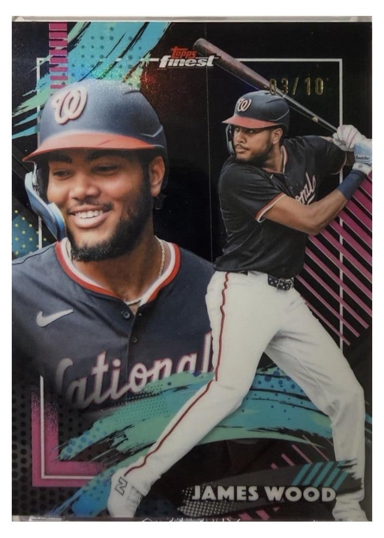 2026 Topps Finest James Wood #347 card