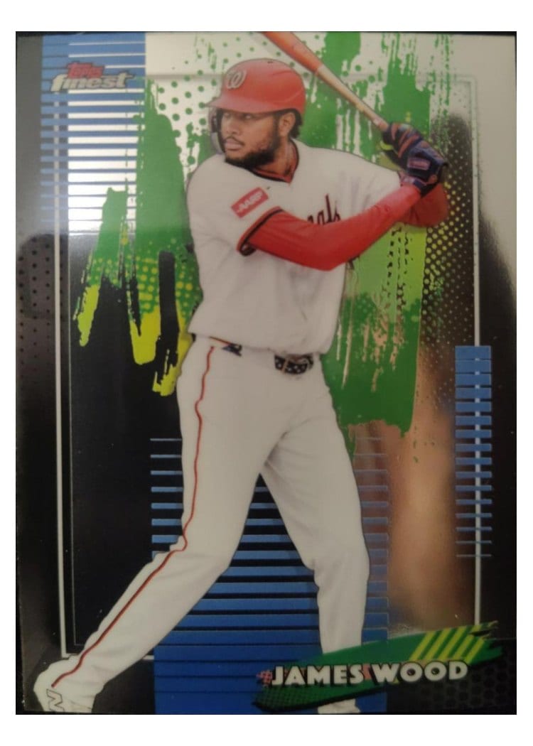 2026 Topps Finest James Wood #83 card