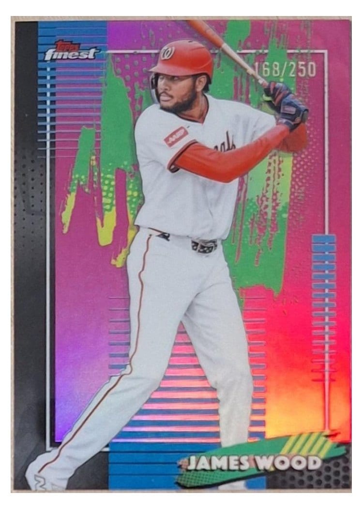 2026 Topps Finest James Wood #83 card