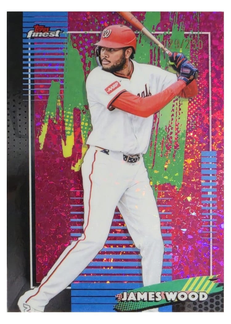 2026 Topps Finest James Wood #83 card