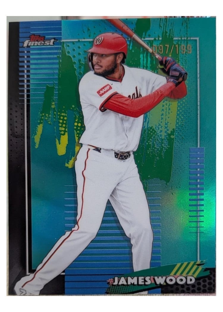 2026 Topps Finest James Wood #83 card
