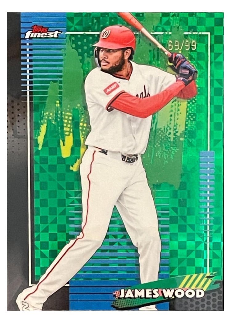 2026 Topps Finest James Wood #83 card