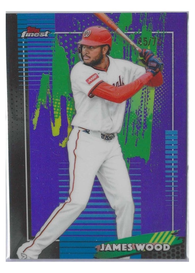 2026 Topps Finest James Wood #83 card