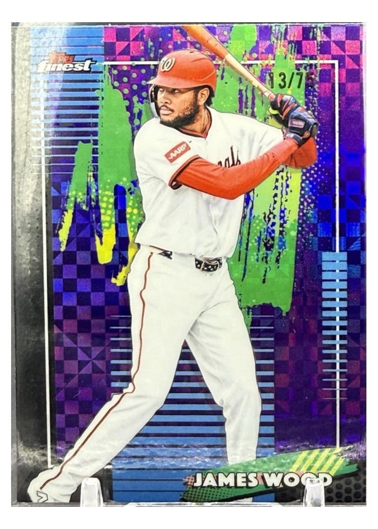 2026 Topps Finest James Wood #83 card