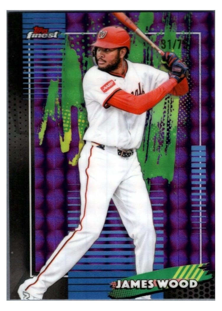 2026 Topps Finest James Wood #83 card