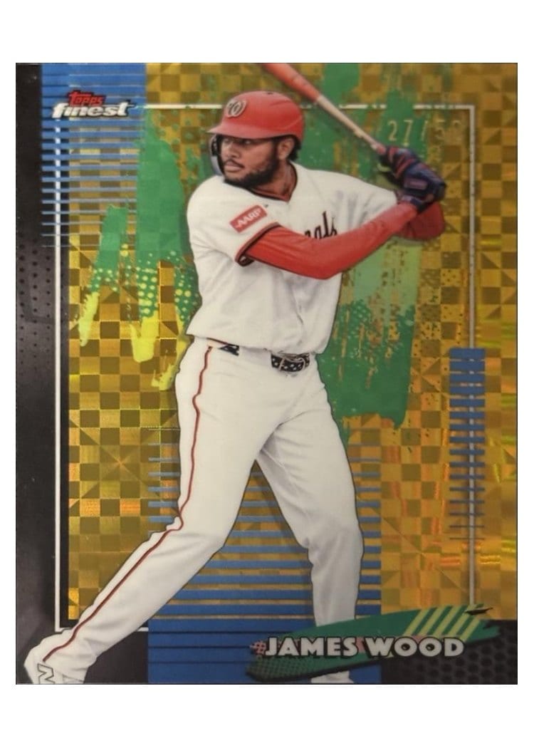 2026 Topps Finest James Wood #83 card