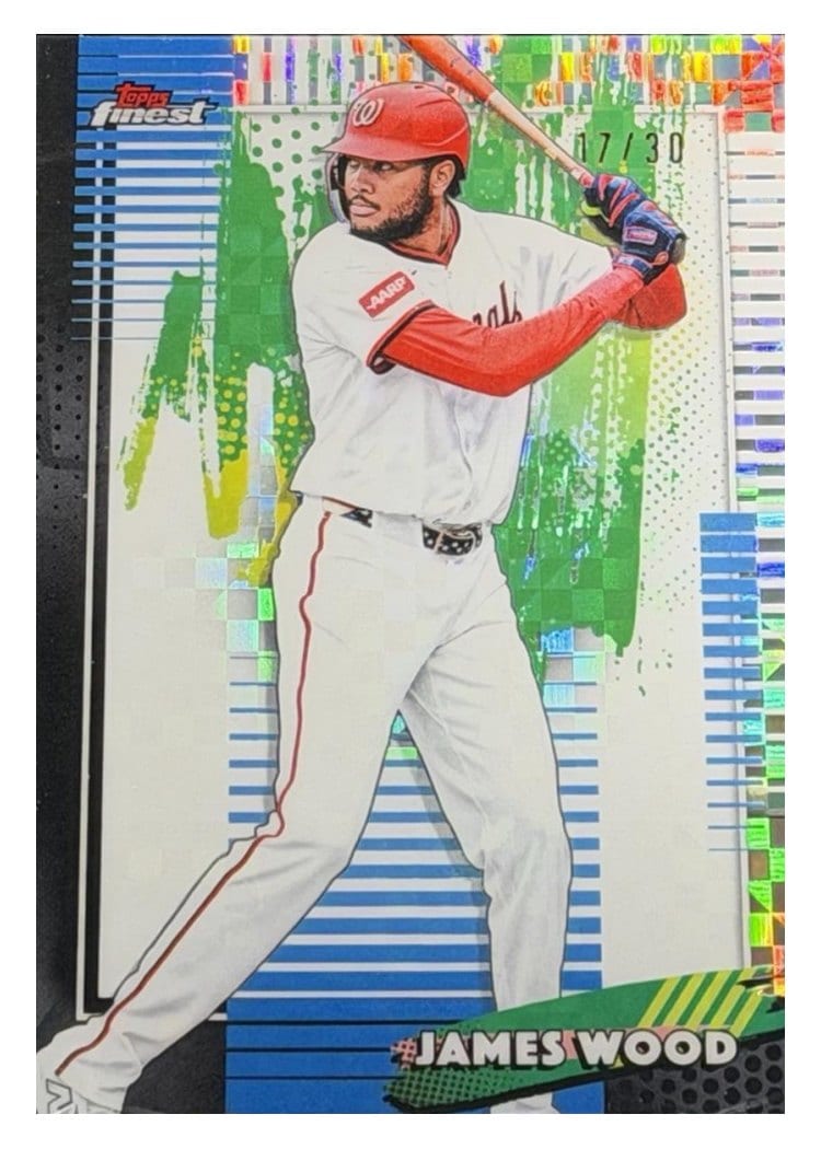 2026 Topps Finest James Wood #83 card