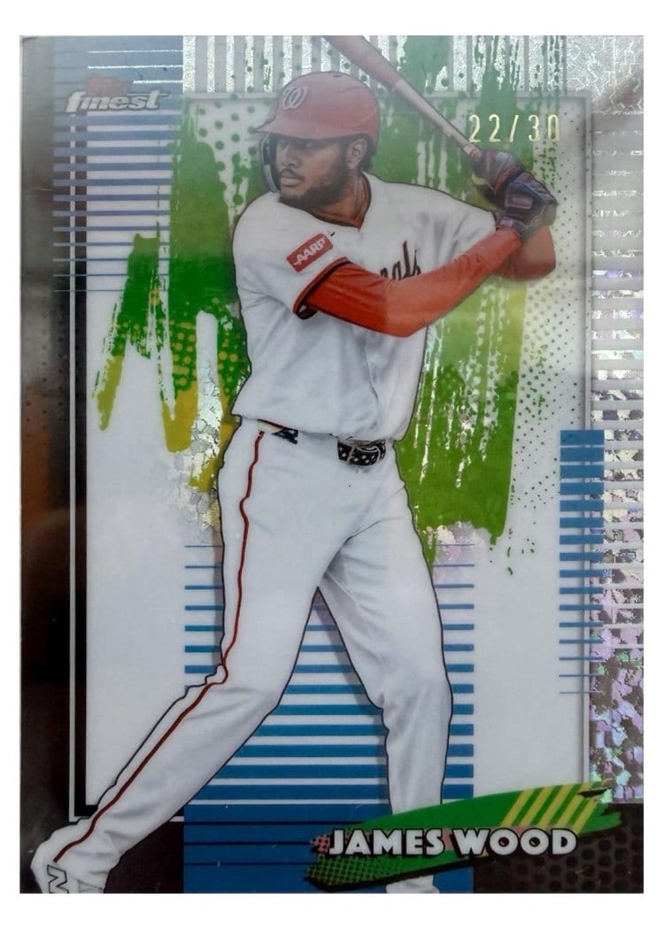 2026 Topps Finest James Wood #83 card