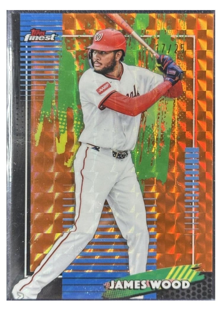 2026 Topps Finest James Wood #83 card