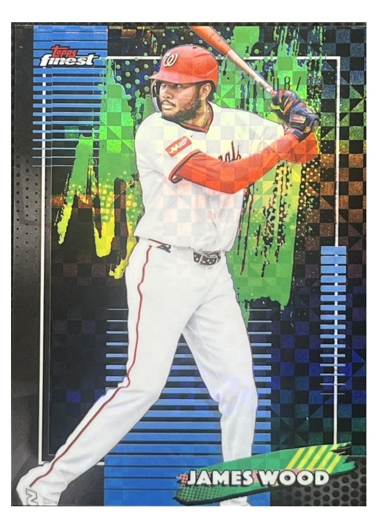 2026 Topps Finest James Wood #83 card