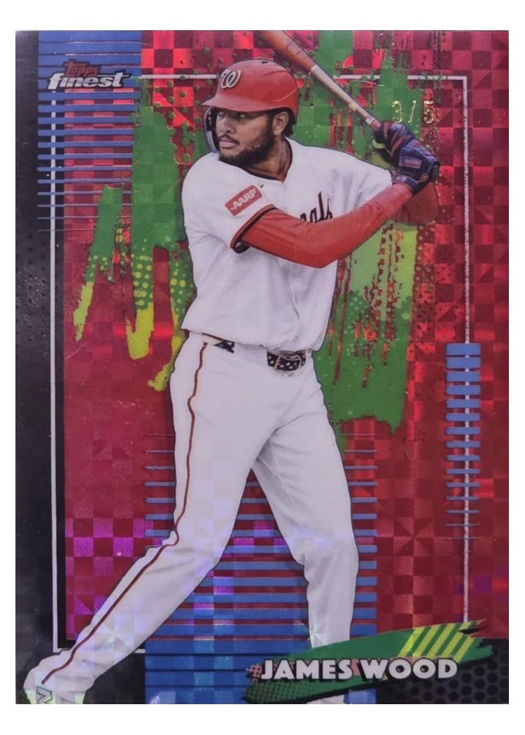 2026 Topps Finest James Wood #83 card